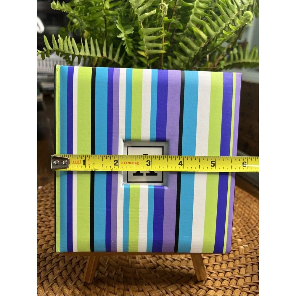 Hallmark Memo Caddy W/Initials & 200 Sheets of White Paper 5.5” X 5.5”
